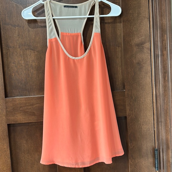 Velvet Grapham & Spencer Layered Racerback swing Tank M - Picture 1 of 3